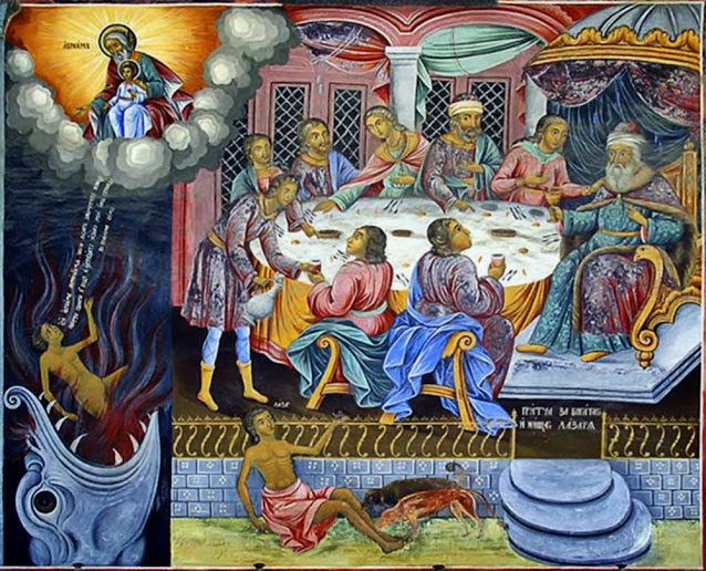 Paravoli plousiou k ftwxou Lazarou